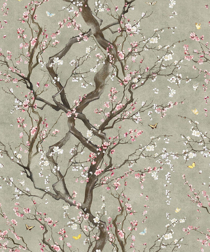 Japanese Floral Plum Blossom, Kingdom Home â¢ Milton & King, Japan Flowers HD phone wallpaper